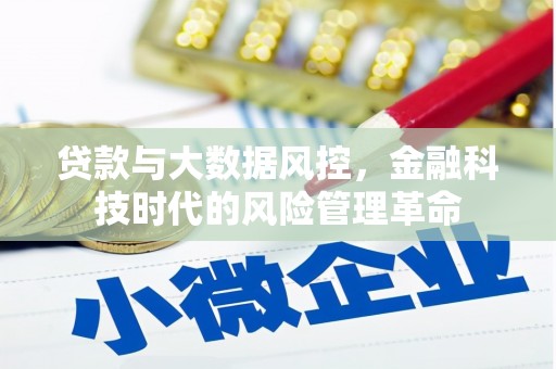 荥经贷款与大数据风控，金融科技时代的风险管理革命