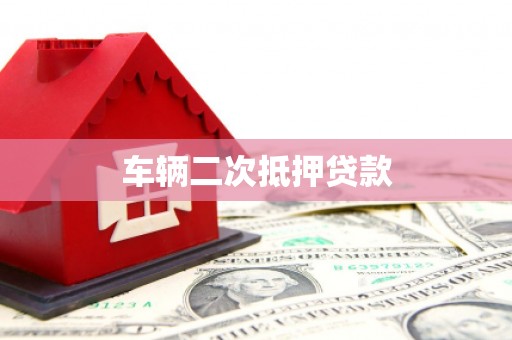 荥经车辆二次抵押贷款
