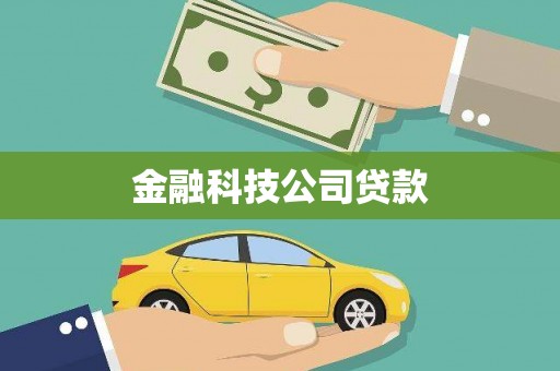 荥经金融科技公司贷款