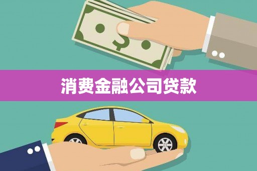 荥经消费金融公司贷款