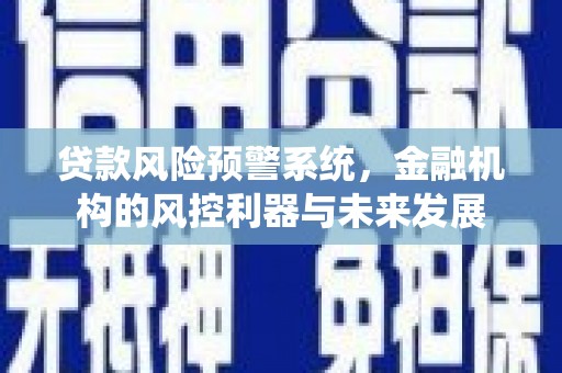 荥经贷款风险预警系统，金融机构的风控利器与未来发展