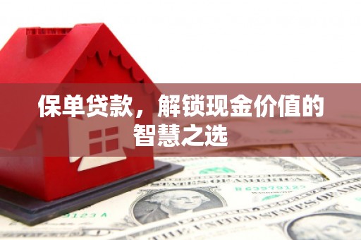 荥经保单贷款，解锁现金价值的智慧之选