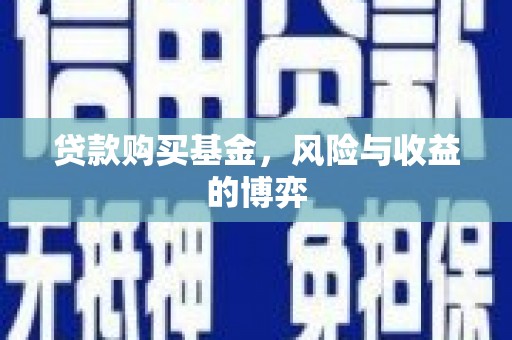 荥经贷款购买基金，风险与收益的博弈