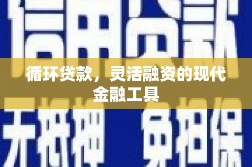 荥经循环贷款，灵活融资的现代金融工具