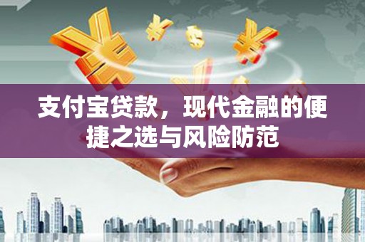 荥经支付宝贷款，现代金融的便捷之选与风险防范