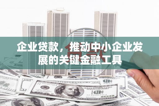 荥经企业贷款，推动中小企业发展的关键金融工具