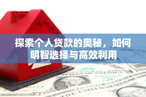 荥经探索个人贷款的奥秘，如何明智选择与高效利用