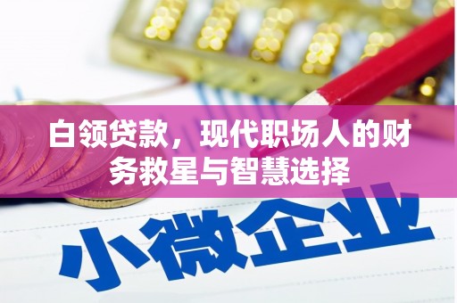 荥经白领贷款，现代职场人的财务救星与智慧选择