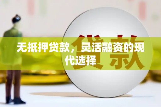 荥经无抵押贷款，灵活融资的现代选择