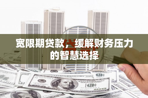 荥经宽限期贷款，缓解财务压力的智慧选择