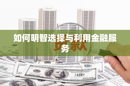 荥经如何明智选择与利用金融服务