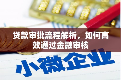 荥经贷款审批流程解析，如何高效通过金融审核