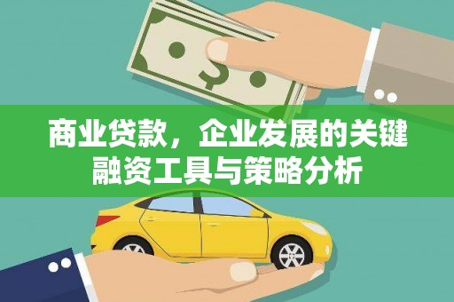 荥经商业贷款，企业发展的关键融资工具与策略分析