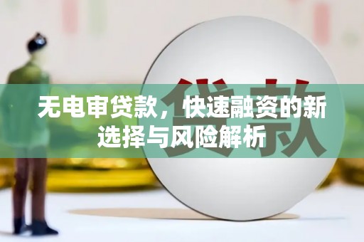 荥经无电审贷款，快速融资的新选择与风险解析