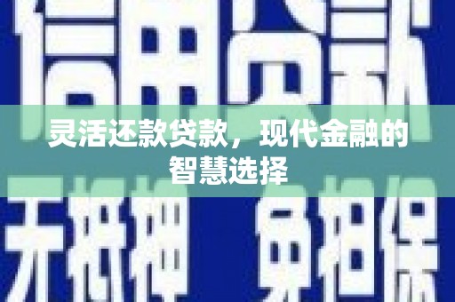 荥经灵活还款贷款，现代金融的智慧选择