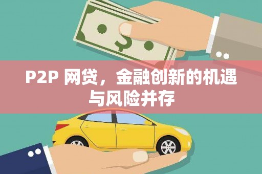 荥经P2P 网贷，金融创新的机遇与风险并存