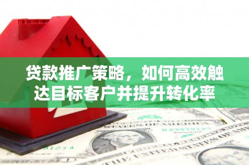 荥经贷款推广策略，如何高效触达目标客户并提升转化率