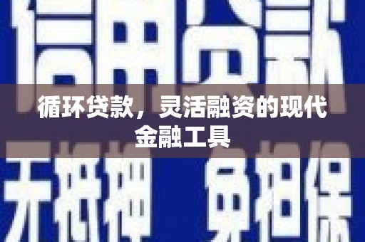 荥经循环贷款，灵活融资的现代金融工具