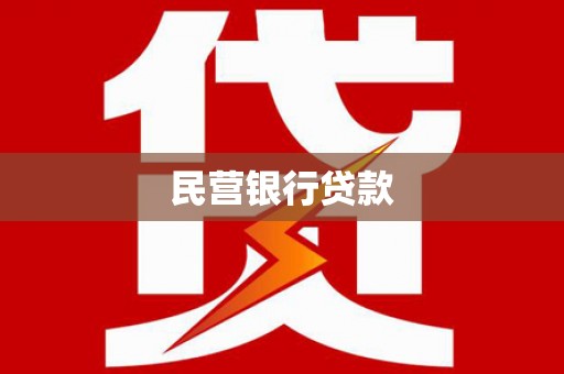 荥经民营银行贷款