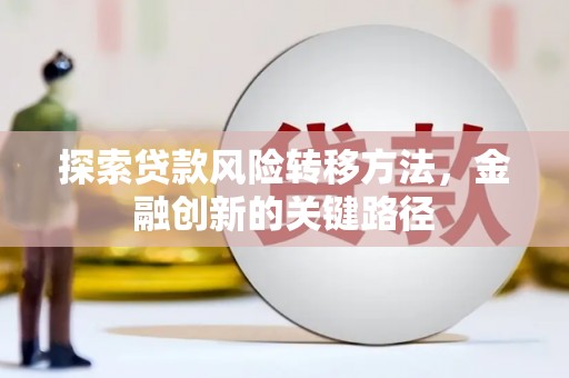 荥经探索贷款风险转移方法，金融创新的关键路径