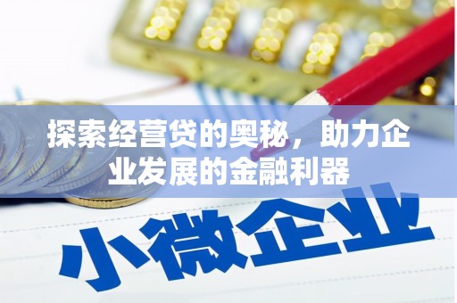 荥经探索经营贷的奥秘，助力企业发展的金融利器