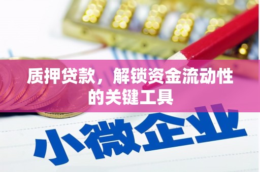 荥经质押贷款，解锁资金流动性的关键工具
