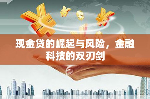 荥经现金贷的崛起与风险，金融科技的双刃剑