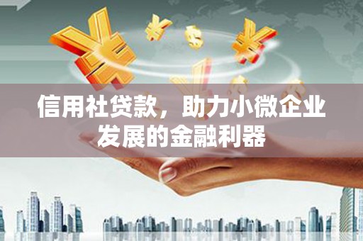 荥经信用社贷款，助力小微企业发展的金融利器