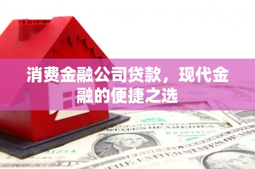 荥经消费金融公司贷款，现代金融的便捷之选