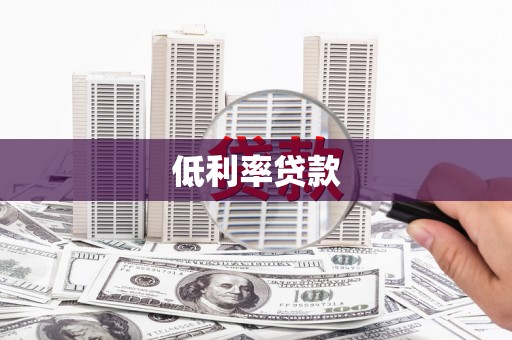 荥经低利率贷款