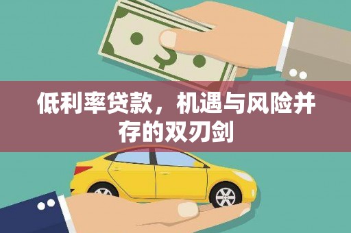 荥经低利率贷款，机遇与风险并存的双刃剑