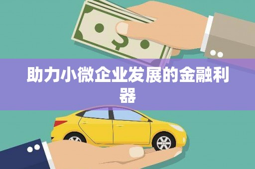 荥经助力小微企业发展的金融利器