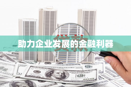 荥经助力企业发展的金融利器