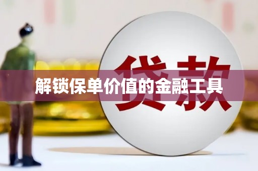 荥经解锁保单价值的金融工具