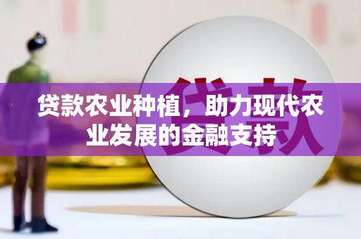 荥经贷款农业种植，助力现代农业发展的金融支持