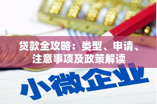 荥经贷款全攻略：类型、申请、注意事项及政策解读