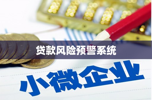 荥经贷款风险预警系统